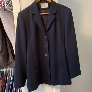 Navy Blue Suit Jacket. Classic Styling and Detail